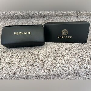 Versace Sunglasses Hard Case with Box – 6.5” Interior